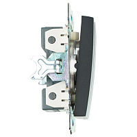 Выключатель 3-клавишный (механизм), STEKKER GLS10-7108-05, 250V, 10А, серия Катрин, черный 49172 Выключатель 3-клавишный (механизм), STEKKER GLS10-7108-05, 250V, 10А, серия Катрин, черный 49172