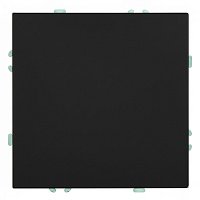 Переключатель перекрестный 1-клавишный (механизм), STEKKER, 250В, 10А, серия Эмили, RSW10-5110-05, черный уголь, soft touch 49845