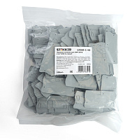 LD560-1-40 Торцевая заглушка для ЗНИ LD552 4 мм²  (JXB ST 4), серый STEKKER 39984 LD560-1-40 Торцевая заглушка для ЗНИ LD552 4 мм²  (JXB ST 4), серый STEKKER 39984