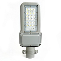 Светодиодный уличный консольный светильник Feron SP3040 30W 5000K 230V, серый 41547 Светодиодный уличный консольный светильник Feron SP3040 30W 5000K 230V, серый 41547