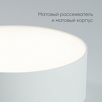 Светильник накладной со светодиодами 28W, 1960Lm, белый (4000К), AL200 “Simple matte” 48078 Светильник накладной со светодиодами 28W, 1960Lm, белый (4000К), AL200 “Simple matte” 48078