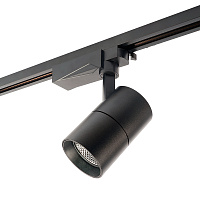 Светодиодный светильник Feron AL103 трековый однофазный на шинопровод 20W 4000K 35 градусов черный серия MarketBright Артикул 29648