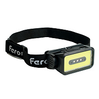 Фонарь налобный FERON TH2315 c аккумулятором 5W, 2000mAh IP44, USB type-C, ABS пластик 51620 Фонарь налобный FERON TH2315 c аккумулятором 5W, 2000mAh IP44, USB type-C, ABS пластик 51620