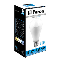 Лампа светодиодная Feron LB-100 Шар E27 25W 175-265V 6400K 25792 Лампа светодиодная Feron LB-100 Шар E27 25W 175-265V 6400K 25792