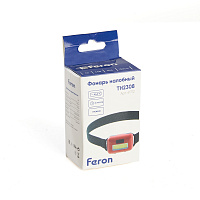 Фонарь налобный ЭКОНОМ FERON TH2308 на батарейках 3*AAA 2W COB IP44 пластик 41712 Фонарь налобный ЭКОНОМ FERON TH2308 на батарейках 3*AAA 2W COB IP44 пластик 41712