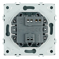 Переключатель 1-клавишный (механизм), STEKKER, 250В, 10A, серия Эмили, RSW10-5105-09, антрацит, soft touch 49919