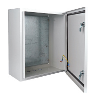 Шкаф с монтажной панелью ЩМП-2-0 STEKKER EBX60-2/2-0-54  IP54 (500*400*220) сталь, серия ArcaMetal 50551