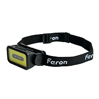 Фонарь налобный FERON TH2315 c аккумулятором 5W, 2000mAh IP44, USB type-C, ABS пластик 51620 Фонарь налобный FERON TH2315 c аккумулятором 5W, 2000mAh IP44, USB type-C, ABS пластик 51620