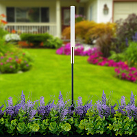 Светильник уличный светодиодный Feron DH2101, 1W, DC24V, низковольтный, 3000K, черный/золотой, 15*15*1093 52192