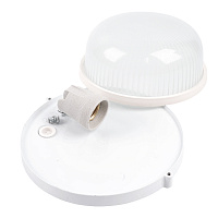 Светильник НБП 03-60-001 190х176х82мм, E27 max 60 Вт, алюм., стекло, IP54, белый 53169