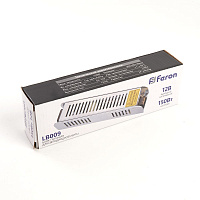 Трансформатор электронный для светодиодной ленты 150W 12V (драйвер), LB009 FERON Артикул 21496 Трансформатор электронный для светодиодной ленты 150W 12V (драйвер), LB009 FERON Артикул 21496