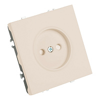 Розетка 1-местная с защитной шторкой (механизм), STEKKER, б/з, 250В, 16А, серия Эмили, RST16-5109-08, кашемир, soft touch 49902