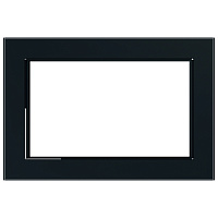 Рамка  2-местная (без перемычки), стекло, STEKKER, GFR00-7012-05М, серия Катрин, черный матовый 49605 Рамка  2-местная (без перемычки), стекло, STEKKER, GFR00-7012-05М, серия Катрин, черный матовый 49605