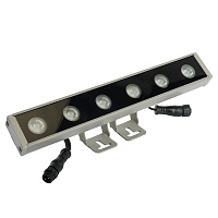 LL-893 Светодиодный линейный прожектор для подсветки стен, синий, 250*40*25mm, 6W DC24V, IP65 51566 LL-893 Светодиодный линейный прожектор для подсветки стен, синий, 250*40*25mm, 6W DC24V, IP65 51566