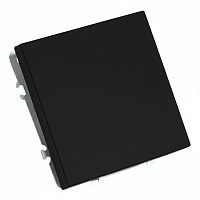 Переключатель 1-клавишный (механизм), СЗК, STEKKER, 250В, 10A, серия Эмили, RSW10-5105-05ZK, черный уголь, soft touch 50248