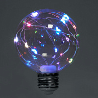 Лампа светодиодная Feron LB-381 E27 3W 230V RGB 41676 Лампа светодиодная Feron LB-381 E27 3W 230V RGB 41676