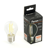 Лампа светодиодная Feron.PRO LB-1706 Шарик E27 980LM 6W 175-265V 4000K 51251 Лампа светодиодная Feron.PRO LB-1706 Шарик E27 980LM 6W 175-265V 4000K 51251