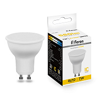 Лампа светодиодная Feron LB-26 GU10 7W 175-265V 2700K 25289 Лампа светодиодная Feron LB-26 GU10 7W 175-265V 2700K 25289