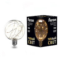 Лампа светодиодная Feron LB-382 E27 3W 230V 2700K 41677 Лампа светодиодная Feron LB-382 E27 3W 230V 2700K 41677