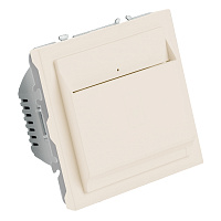 Выключатель карточный (механизм), STEKKER, 250В, 40А, серия Эмили, RSW40-5114-08, кашемир, soft touch 50702