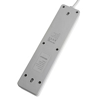 Сетевой фильтр 4-местный с/з STEKKER HM20-41-05 3x1мм2, 5 м, серия Optima, белый 50091 Сетевой фильтр 4-местный с/з STEKKER HM20-41-05 3x1мм2, 5 м, серия Optima, белый 50091