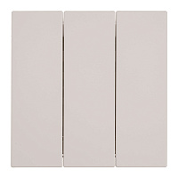 Выключатель 3-клавишный (механизм), STEKKER, 250В, 10А, серия Мия, RSW10-3108-08, пудровый жемчуг 50474