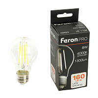 Лампа светодиодная Feron.PRO LB-1108 Шар E27 1300LM 8W 175-265V 4000K 48893 Лампа светодиодная Feron.PRO LB-1108 Шар E27 1300LM 8W 175-265V 4000K 48893