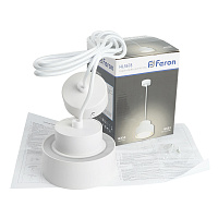 Светильник потолочный Feron HL3678 Barrel AURA levitation 12W, 230V, GX53, белый, на подвесе 1,7 м 48410 Светильник потолочный Feron HL3678 Barrel AURA levitation 12W, 230V, GX53, белый, на подвесе 1,7 м 48410