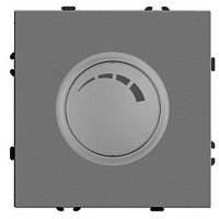 Выключатель диммирующий (механизм), STEKKER, 250В, 500W, серия Эмили, RSW10-5106-10, платиново-серый, soft touch 49946 Выключатель диммирующий (механизм), STEKKER, 250В, 500W, серия Эмили, RSW10-5106-10, платиново-серый, soft touch 49946