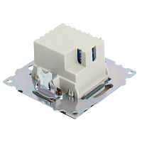 Розетка 2-местная USB + type C, STEKKER GLS10-7116-04, 250В, 3А, max 20W,серия Катрин, шоколад 50057 Розетка 2-местная USB + type C, STEKKER GLS10-7116-04, 250В, 3А, max 20W,серия Катрин, шоколад 50057