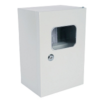 Шкаф учетно-распределительный навесной ЩУРн-1/6 STEKKER EBX60-3/1/6.1-31  IP31 (285*190*145) сталь, серия ArcaMetal 50703