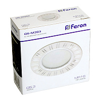 Светильник встраиваемый Feron GS-M393 потолочный MR16 G5.3 белый 28343 Светильник встраиваемый Feron GS-M393 потолочный MR16 G5.3 белый 28343