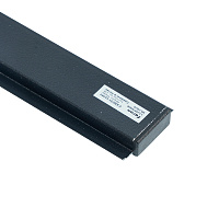 Профиль алюминиевый "встраиваемый" без крепежей, черный, CAB251( в комплекте с матовым экраном, 2 заглушками) FERON