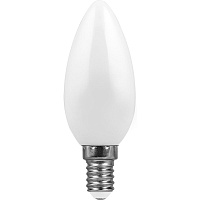 Лампа светодиодная Feron LB-66 Свеча E14 7W 230V 2700K 25785 Лампа светодиодная Feron LB-66 Свеча E14 7W 230V 2700K 25785