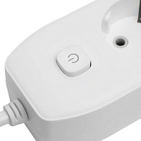 Удлинитель 4-местный c/з 3x1 мм2, 1,8 м, 250В, 10А, 2USB+1Type-C 2,4А, серия Home plus, белый STEKKER HM08-43-02 49971