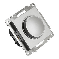 Выключатель диммирующий TRIAC(механизм), STEKKER GLS10-7106-03, 250V, 500W, серия Катрин, серебро 39587 Выключатель диммирующий TRIAC(механизм), STEKKER GLS10-7106-03, 250V, 500W, серия Катрин, серебро 39587