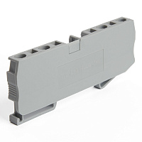 LD562-1-40 Торцевая заглушка для ЗНИ LD554 4 мм²  (JXB ST 4), серый STEKKER 39988 LD562-1-40 Торцевая заглушка для ЗНИ LD554 4 мм²  (JXB ST 4), серый STEKKER 39988