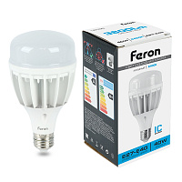 Лампа светодиодная Feron LB-65 E27-E40 40W 175-265V 6400K 25538