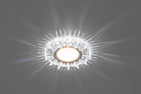 Светильник встраиваемый с белой LED подсветкой Feron CD910 потолочный MR16 G5.3 прозрачный Светильник встраиваемый с белой LED подсветкой Feron CD910 потолочный MR16 G5.3 прозрачный