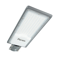 Светодиодный уличный консольный светильник Feron SP3034 80W 6400K 230V, серый 41580 Светодиодный уличный консольный светильник Feron SP3034 80W 6400K 230V, серый 41580
