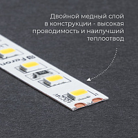 Светодиодная LED лента Feron LS501, 120SMD(2835)/м 11Вт/м 24V 5000*8*1.22мм 6000К IP20 Светодиодная LED лента Feron LS501, 120SMD(2835)/м 11Вт/м 24V 5000*8*1.22мм 6000К IP20