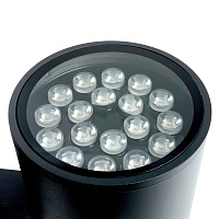 Светильник уличный светодиодный Feron DH0712, 2*18W, 3200Lm, 4000K, черный 48359 Светильник уличный светодиодный Feron DH0712, 2*18W, 3200Lm, 4000K, черный 48359