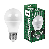 Лампа светодиодная SAFFIT SBA6525 Шар E27 25W 230V 6400K 55089 Лампа светодиодная SAFFIT SBA6525 Шар E27 25W 230V 6400K 55089