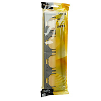 Рамка STEKKER, PFR00-5004-10  4-местная, серия Эмили, платиново-серый, soft touch 49965