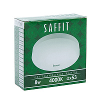 Лампа светодиодная SAFFIT SBGX5308 GX53 8W 230V 4000K 55186 Лампа светодиодная SAFFIT SBGX5308 GX53 8W 230V 4000K 55186