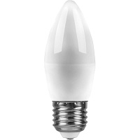 Лампа светодиодная Feron LB-570 Свеча E27 9W 175-265V 6400K 25938 Лампа светодиодная Feron LB-570 Свеча E27 9W 175-265V 6400K 25938
