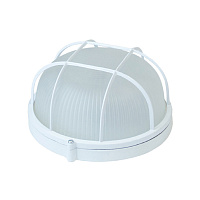 Светильник НБП 03-60-002 190х176х90мм, E27 max 60 Вт, алюм., стекло, решетка, IP54, белый 53176