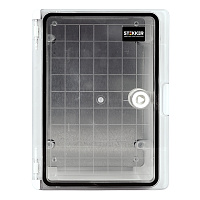 Корпус пластиковый ЩМПп STEKKER EBX60-6/04-65 IP65 c прозрачной дверью (280*210*130) пластик, серия ArcaWP65+ 50719