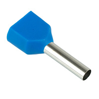 LD406-0508 Наконечник штыревой втулочный изолированный НШВИ(2) 0,5-8 (DIY упаковка 25 шт) 50710