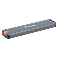 Трансформатор электронный для светодиодной ленты 200W 24V 153*33.8*13мм IP20 (драйвер), LB010 FERON